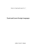 Teach and Learn Foreign Languages