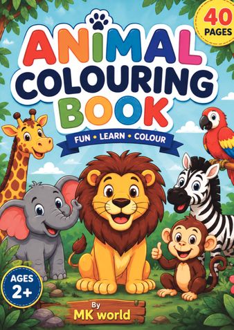 Animal colouring book