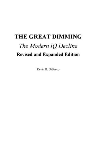 The Great Dimming -Revised
