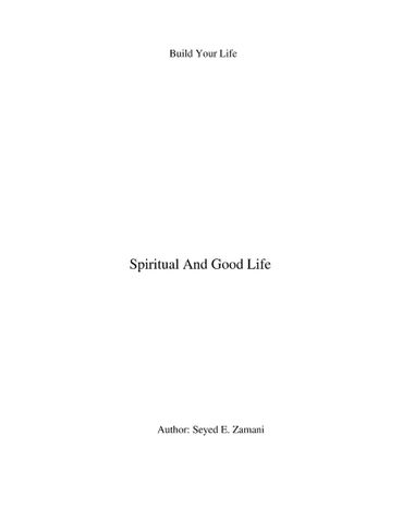Spiritual And Good Life