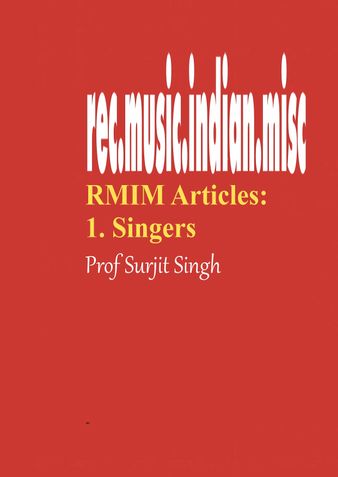 RMIM Articles: 1. Singers