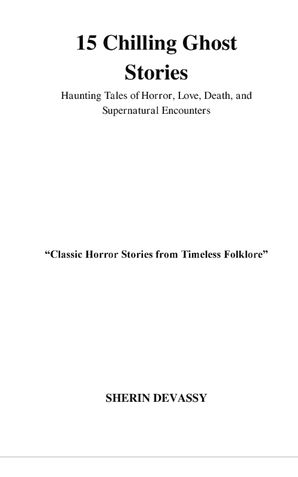 15 Chilling Ghost Stories