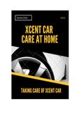 Xcent Car Care at Home