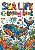 Sea Life Coloring Book