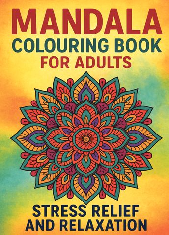 Mandala Colouring Book for Adults: Stress Relief and Relaxation