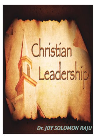 CONCEPT OF CHRISTIAN LEADERSHIP IN THE CHURCH