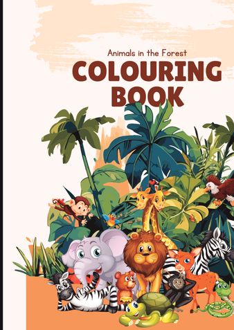 Coloring book: Color Animals and Alphabets for boys and girls | Coloring book for Toddlers and pre school kids | Book and coloring pages