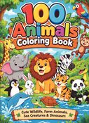 100 Animals Coloring Book