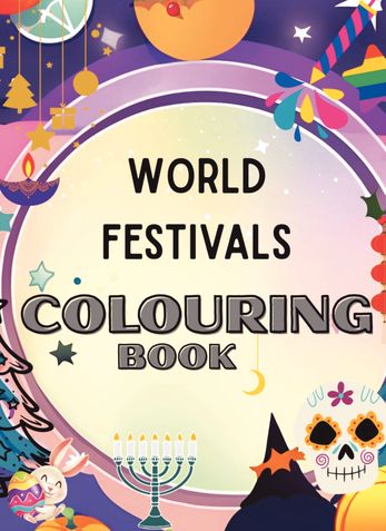 World Festivals - Colouring Book for Kids