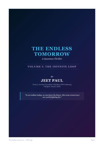 The Endless Tommorow