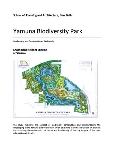 Yamuna Biodiversity Park, New Delhi