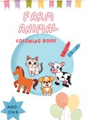 Farm Friends: A Fun & Easy Animal Coloring Book for Kids
