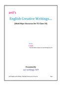 anil's English Creative Writings....2025