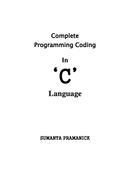 Complete Programming Coding In C Language