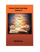 Perfect Vedic Astrology Volume II