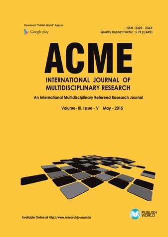 Acme International Research Journal (May - 2015)