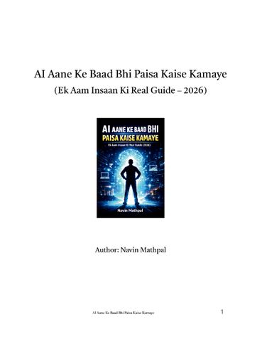 AI Aane Ke Baad Bhi Paisa Kaise Kamaye