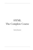 HTML: The Complete Course 2nd Edition