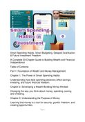 Smart Spending Habits in Investment