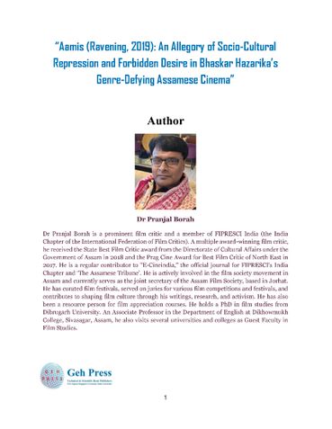 Aamis (Ravening, 2019): An Allegory of Socio-Cultural Repression and Forbidden Desire in Bhaskar Hazarika’s Genre-Defying Assamese Cinema