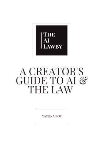 A Creator's Guide To AI & The Law