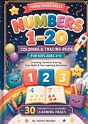 Numbers 1-20 Coloring & Tracing Book for Kids Ages 3-6