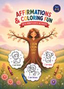 Affirmations & Coloring Fun with Mindfulness Activities for Kids Ages 4-8