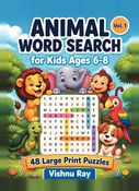 Animal Word Search for Kids Ages 6-8
