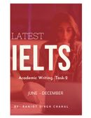 Latest IELTS Academic Writing Task-2 ( August to December )