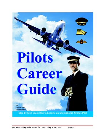 Pilot’s Career Guide