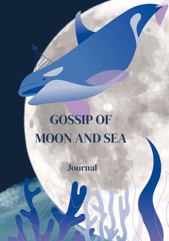 Gossip of Moon and Sea - Fun Mindful Journal (Hardcover)