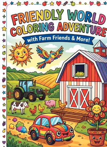FRIENDLY WORLD COLOURING ADVENTURE