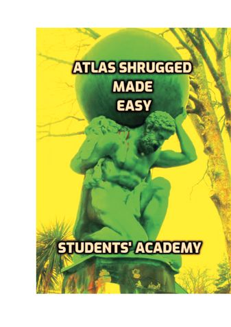 Atlas Shrugged Made Easy