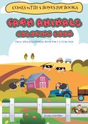 Coloring Books for 2 Year Olds (Farm Animals coloring book for 2-4 year olds)