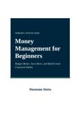 Money Management for Beginners