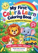My First Color & Learn Coloring Book