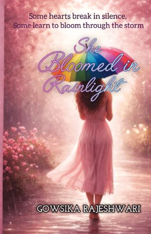 She bloomed in rainlight
