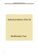 Solved problems (Part II)