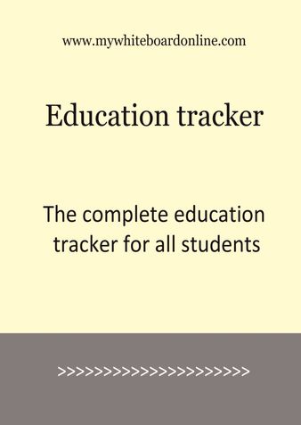 Education Tracker