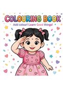 Colouring book, Add Colour! Learn Good things!