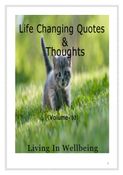 Life Changing Quotes & Thoughts (Volume 53)
