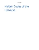 Hidden codes of the Universe