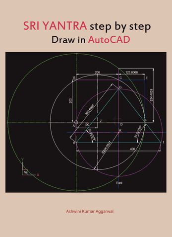 Sri Yantra step by step draw in AutoCAD
