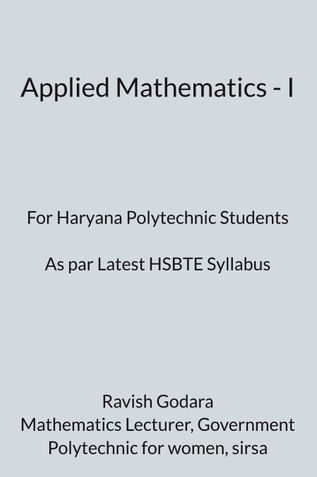 Applied Mathematics - I
