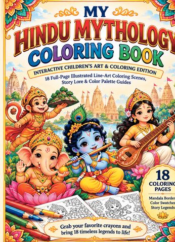 My Hindu Mythology Coloring Book