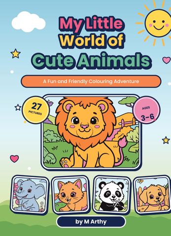 My Little World of Cute Animals (colouring book)