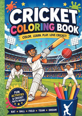 Cricket Coloring Book 2