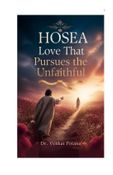 Hosea — Love That Pursues the Unfaithful