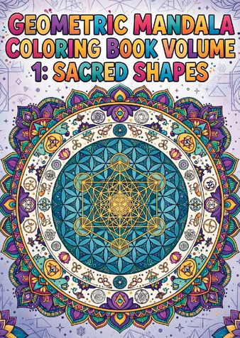 Starlight Mandalas: Sacred Geometry Coloring Book