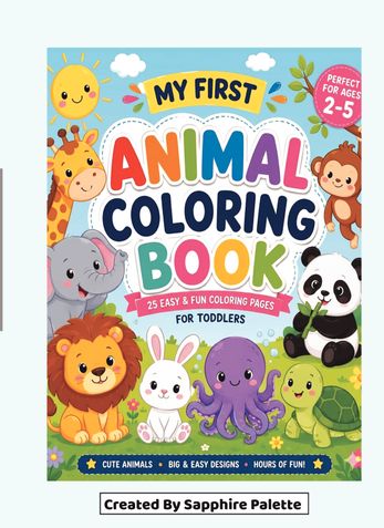 My First Animal Coloring Book